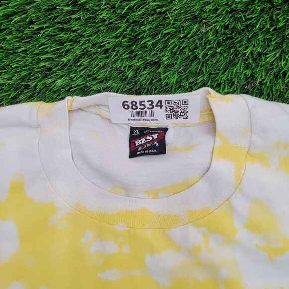 Vintage 80s Fruit-Of-The-Loom Shirt Womens XL 23x27 USA - Picture 3 of 12